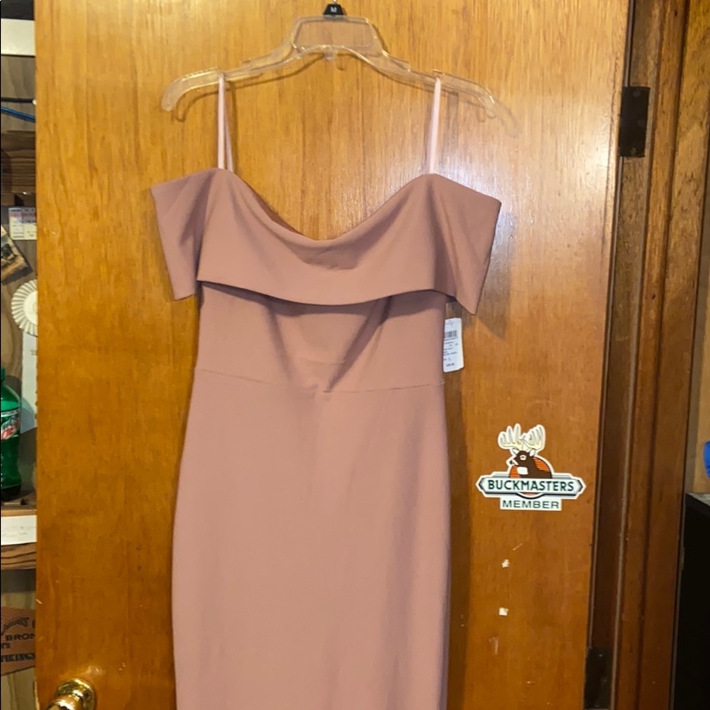 Windsor Mauve Off the Shoulder dress size L
